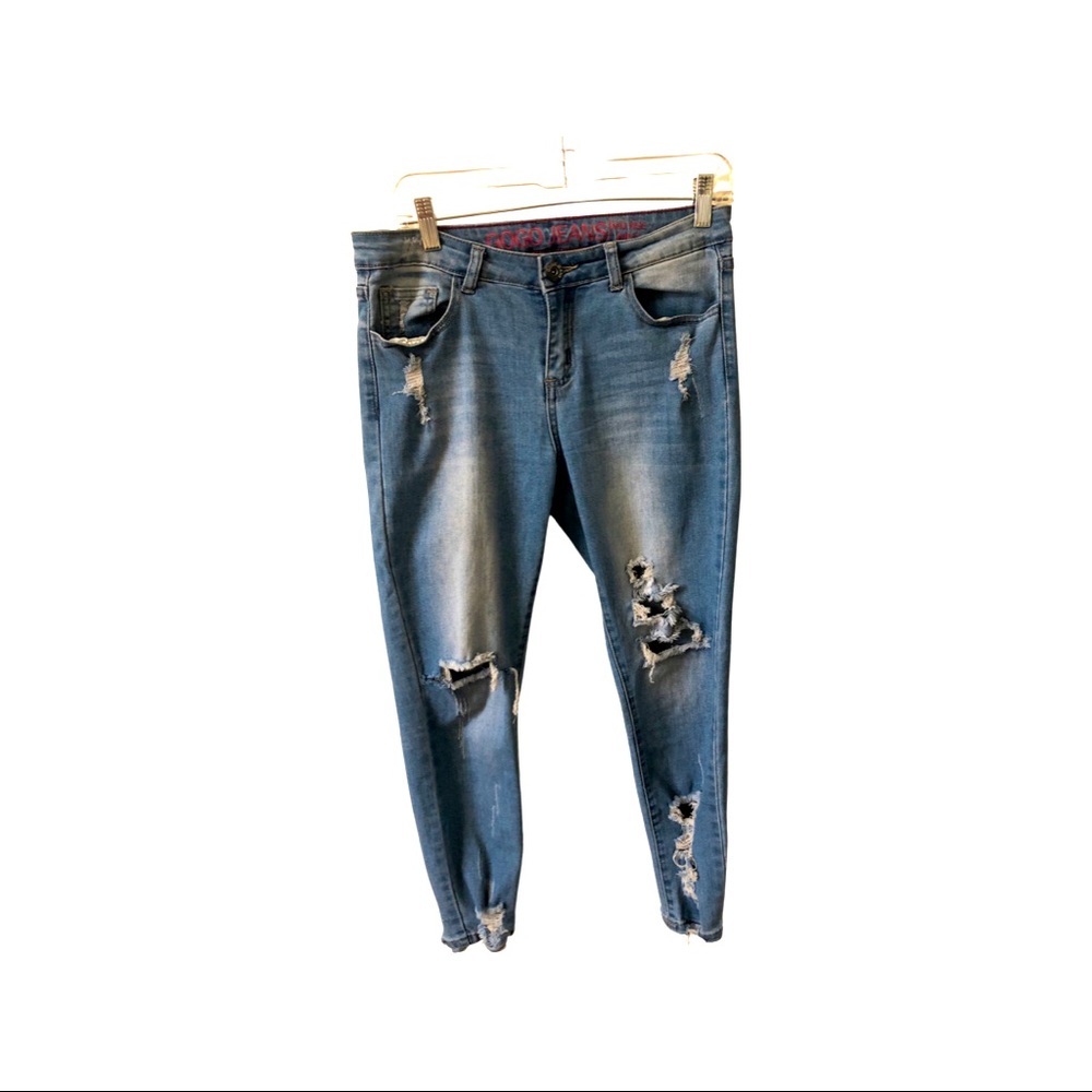 GoGo jeans- mid rise ankle